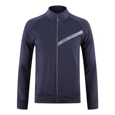 China Thin Sweat-Wicking Hoodie 2021 Knit Cardigan Stand Collar Light Sports Jacket Casual Jogging Training Coat for sale