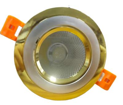 China Modern LED Downlight Spot Three Colors AC85-220V Dimming 5W LED Ceiling Downlight Light Cold Warm White for sale
