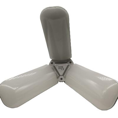 China 220V 360 degree deformanle E27 fan bulb / ahorradores de bombillos / propeller shaped foldable adjustable led bulb light, fan blade led bulb, led light for sale