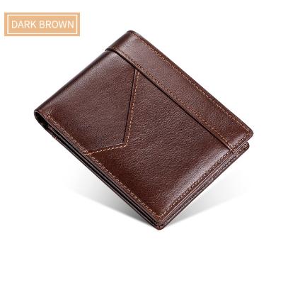 China Fashion Wallet RFID Leather Wallet RFID Blocking Men's Wallet for sale