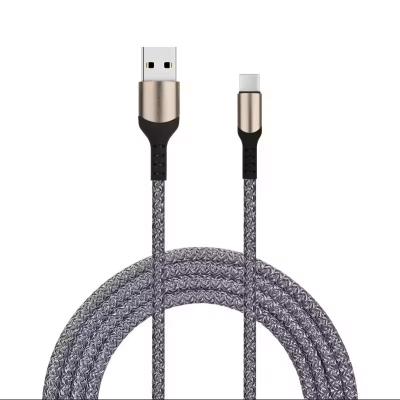 중국 나일론 엮은 USB 3.0 Usb A to Usb C 데이터 전송 케이블 사용자 지정 로고 판매용