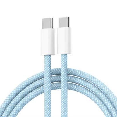 Китай Зарядка iPhone USB 3.0 Type-C TO Type-C, нейлоновый плетеный USB кабель C To C продается