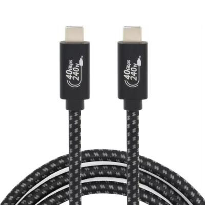 Китай USB4.0 типа-c поддерживает высокоскоростную передачу данных 40 Гбит / с, PD48v5A (240 Вт) высокомощный источник питания, 8K сверхчеткая передача видео продается