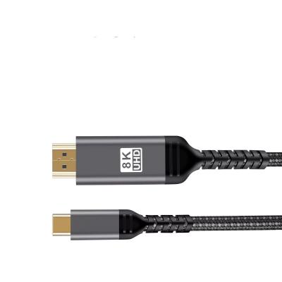 China OEM 60HZ 8K Type-C To HDMI 2.1 Cable , Hdmi 2.1 To Usb C Dongle Custom Color for sale