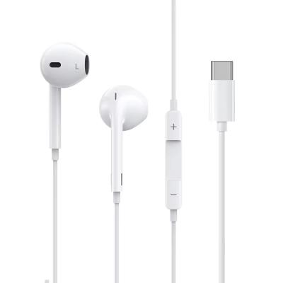 중국 고음질 화이트 Usb C 유선 귀기 귀기 사용자 지정 길이 OEM 판매용