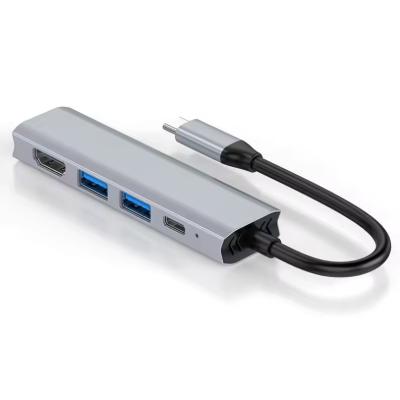 Chine Adaptateur multiport USB de type C 4 en 1 avec ports USB 3.0 haut débit Largement compatible à vendre