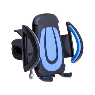 China Wholesale Universal Plastic Adjustable 360 Rotation Phone Mountain Bike Mount Motorcycle Smart Phone Holder For Bicycle for sale