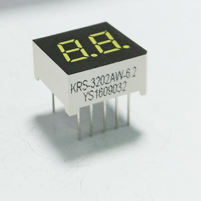China 2 Digit 7 Segment Numeric LED Display 0.32 Inch Outdoor Indoor for sale
