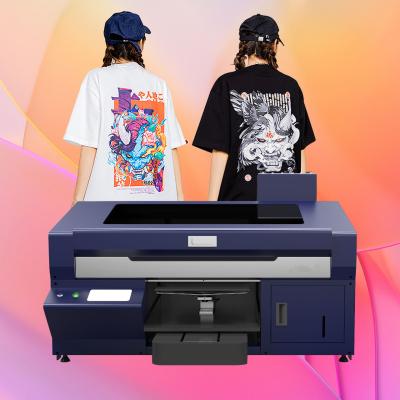 China DTG Direct A3 size Print T Shirt Machine With Power Plotter 7with EPSON I3200*2 for t-shirts, polos, and other garments for sale