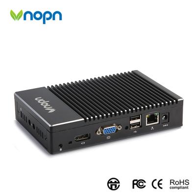 China 2018 New Arrival Fanless mini computer with AMD CPU 1450 2g ram 128g ssd wifi mini pc thin client VDI school office use for sale