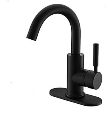 China Nanan Guanshu Supplier China Thermostatic Faucets Low Price Hot And Cold 304 Hot And Cold Long SS Black Kitchen Faucet for sale