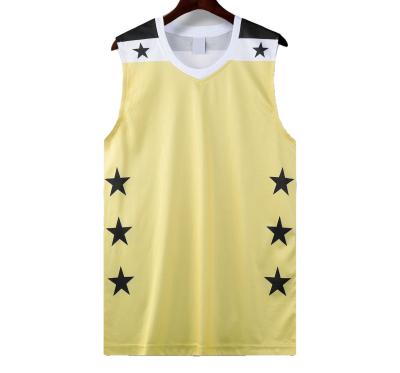 China Antibacterial Only 100% Polyester Mesh Profile Multi-Size Team Training Basketball Shirt Nets Tank Top Basketball Wear Top for sale