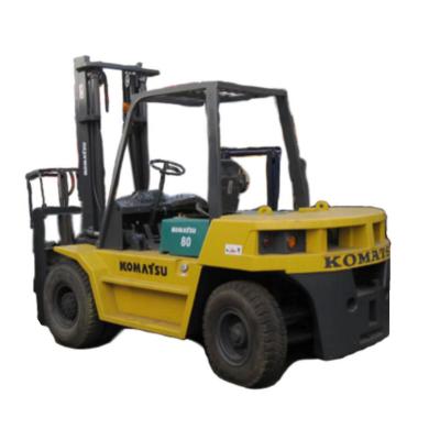 China Building Material Stores Used Komatsu Diesel Forklift FD80 Komatsu Forklift Best Price for sale