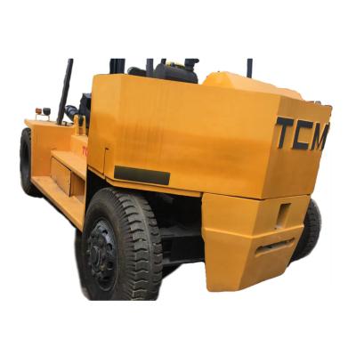 China Used construction material shops Japan TCM FD200 original wheel diesel forklift for construction machinery for sale
