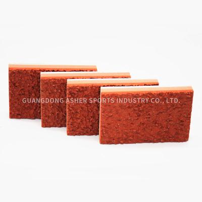 China Outdoor IAAF Running Track Material Non Toxic EPDM Material Customized Color for sale