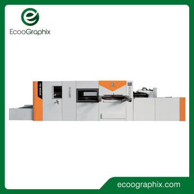 China Máquina que corta con tintas completamente automática de la caja acanalada con el pelado en venta