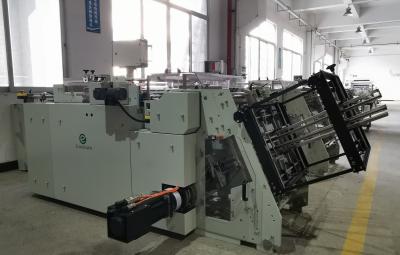 China Mittagessen-Mitnehmerrand, der den Papierkasten herstellt Maschine aufrichtet zu verkaufen