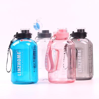 China Wholesale Bpa Logo 1.5l Fitness Water Viable Custom Plastic Jug Free Gym Half Gallon Water Bottle for sale