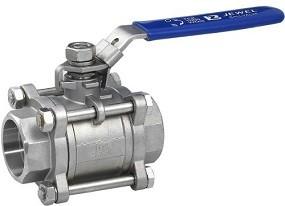 China Full Port Metal Valves 2PC Ball Valve With Blow Out Proof Stem for sale