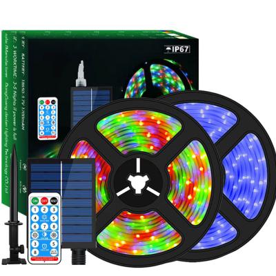 Κίνα Αυτοκόλλητο Αδιάβροχο Solar Strip Light Outdoor 2835 SMD RGB CCT 2700K-6500K προς πώληση