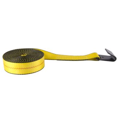 China 2inch Lashing Straps Plating Color Flat J Hook Strap Winch for sale
