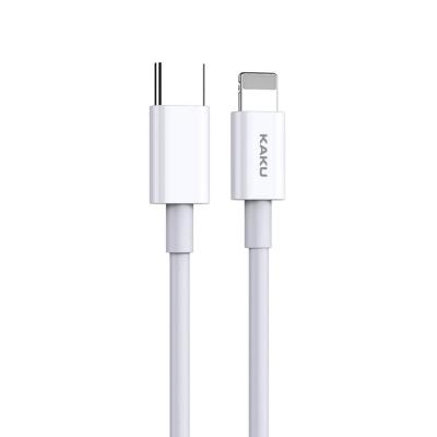 China 3.2A Fast Charging Speed KAKU 25W Type C to IOS Super Fast Charger 3.2A Charging Data Cable 1.2m for iPhone Apple for sale