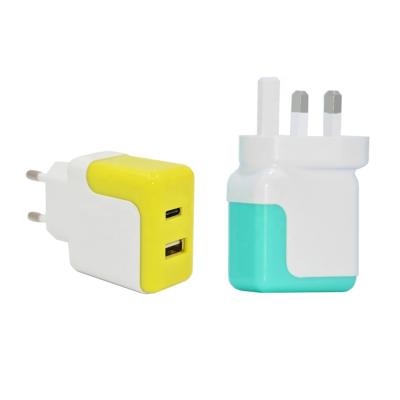 China Power Mobile Phone Travel Charger Adapter 15W 18W Power Adapter 5V 3A 9V 2A 12V 1.5A USB Home Wall Charging Charger for sale