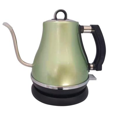China Coffee 360 Degree Electric Kettle 1.2L Degree Goose Neck Teapot Electric Hot Tea Kettle Portable Stainless Steel Bottom Rotation for sale