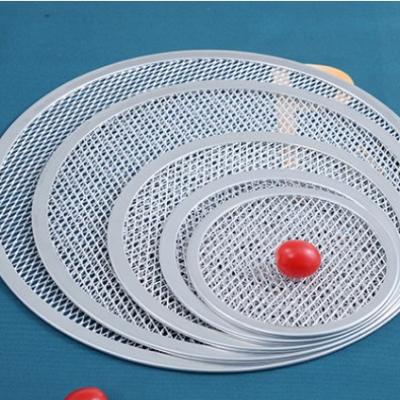 China Sustainable Hot Selling 8-16 Inch pizza tray pizza pan Round Pizza Net For Home Hotel Cooking for sale