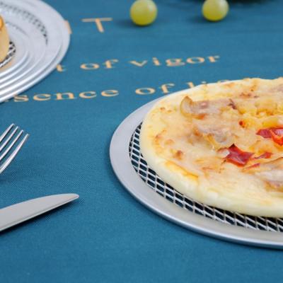 China Sustainable 7/8/9/10/11/12/13/14/16/18 Inch Pizza Tray Pizza Pan Pizza Net With Competitive Price for sale