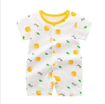 China Short Sleeeves best-selling cartoon baby born clothes newborn baby romper baby clothes clothes for sale