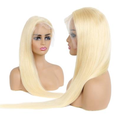 China Straight Transparent Frontal Wigs for Women extensions 613 Lace Closure Wig bone Straight Human Hair Lace Front Wig for sale