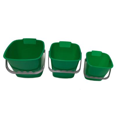 China Sustainable New Design 3QT 6QT 8QT plastic Pail Bucket with Litre Measurements for sale