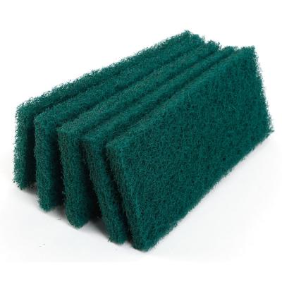China Stocked Commercial Medium Duty Scrubbing pad Scouring Sponge with Super Long-Lasting Scouring Scrub Pad for sale