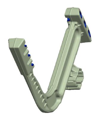 Κίνα CNC Turning Luggage Magnesium Alloy Die Casting 800T Injection Molding προς πώληση