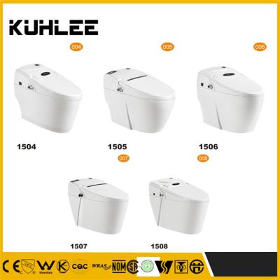 China Intelligent Automatic Operation Ceramic Toilet Toilet Seat Cover for sale