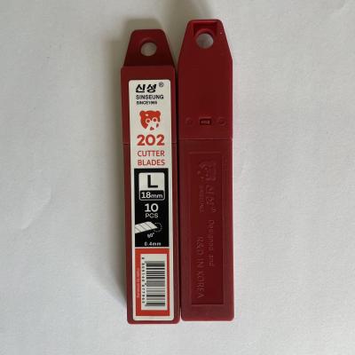 China 18mm Knife Blades Snap Off Razor Blades Cutting Knives With 0.4mm Thickness for sale
