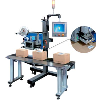 Chine Autocollants à angle droit 600 mm Imprimante instantanée Machine d'étiquetage à angle droit à vendre