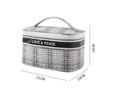 China Fashion Elegant Style New Series Cosmetic Lady Bags Portable Cosmetic Storage Bag Customization for sale