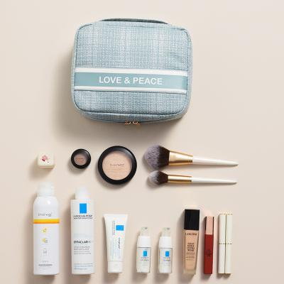 China Fashion Elegant Style New Series Cosmetic Lady Bags Portable Cosmetic Storage Bag Customization for sale