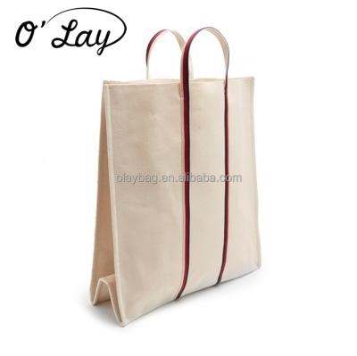 China Folding Custom Promotion Printed Small Red Recycled Cotton Canvas Bag for sale