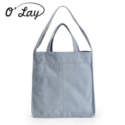 China Collapsible Folding Custom Printed Wholesale Organic Recycled Cotton Canvas Bag for sale