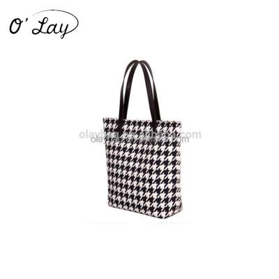China 2017 popular customized TOGGLE BAG cotton canvas bag promotion, recycle organic cotton pvc promotion canvas beauty bag for sale