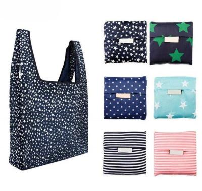 China Handled Shopping Bag New Design Reusable Foldable Polyester Handled Point (30cm for sale