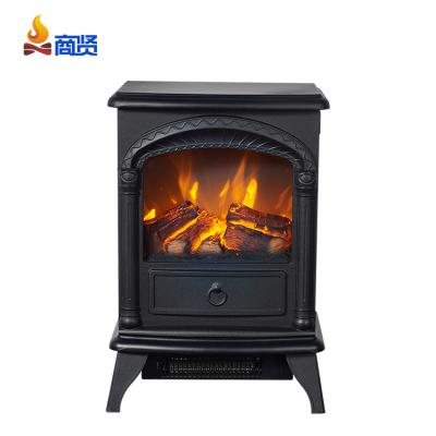 China Freestanding Portable Indoor Home Electric Heater Fireplace Electric Stove for sale