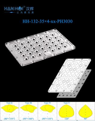 China 218×141.25mm 140pcs 3030LEDs Ângulos múltiplos Disponíveis OEM&ODM Material ambientalmente amigável Lente de iluminação de rua e inundação à venda