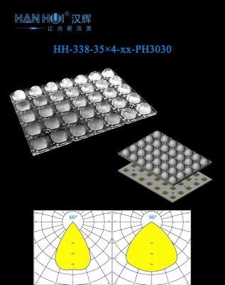China 120×86mm Tamanho 35×4pcs 3030LEDs Excelente Distribuição de Luz Fácil Instalação PC Material Eco-Friendly Lente de Iluminação de Inundação à venda