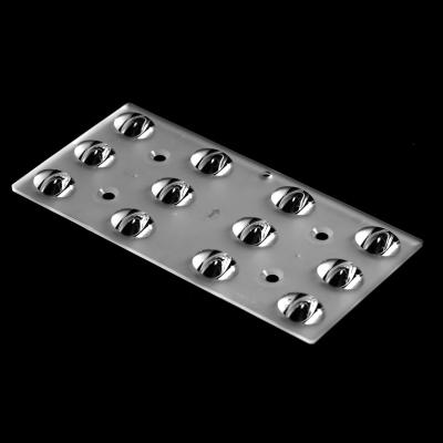 China 12×4pcs 3030 LED 165×83mm, afmetingen, gelijkmatige lichtverdeling, duurzame pc-materiaalconstructie, straatlichtlenzen Te koop