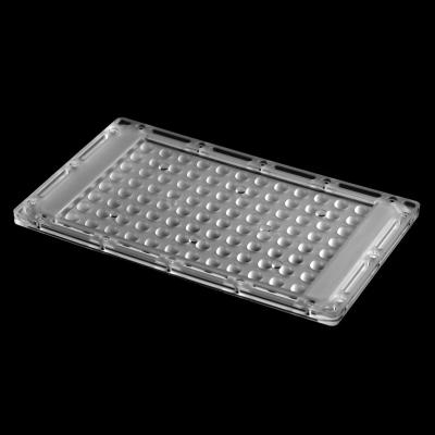 China 96 stuks 3030 LED-optische lenzen 235×144mm, hoge efficiëntie, uniforme lichtverdeling, duurzame straat-/overstromingsverlichting Te koop