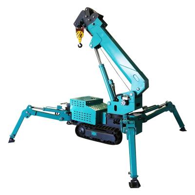 China Other Narrow Space Construction Hydraulic Telescopic Crawler Jib Crane Spider Crane 360 Degree Manufacturing Complexes for sale